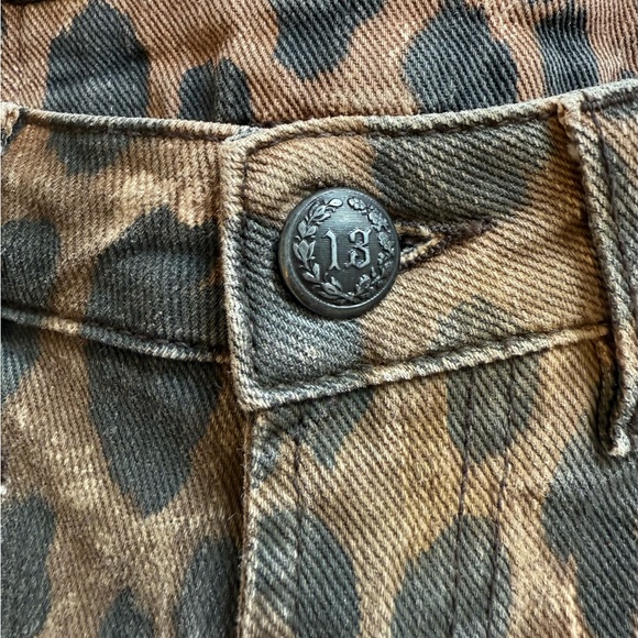 R13 Kick Jeans in Leopard - Picture 11 of 14
